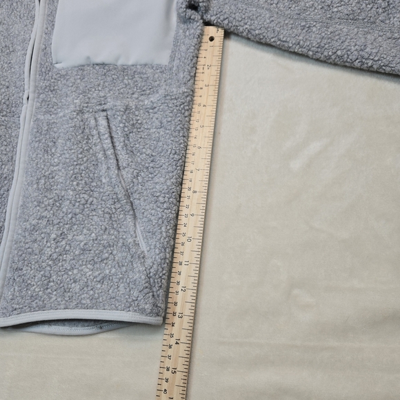 Lululemon Athletica Heathered Gray Hooded Jacket - Picture 3 of 7